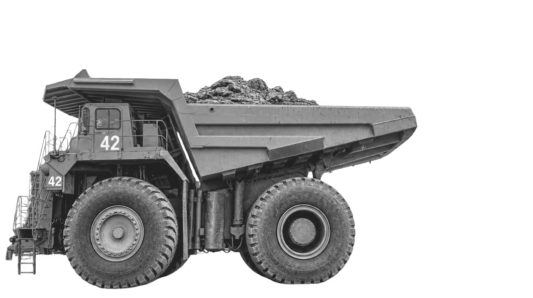 Construction haul truck