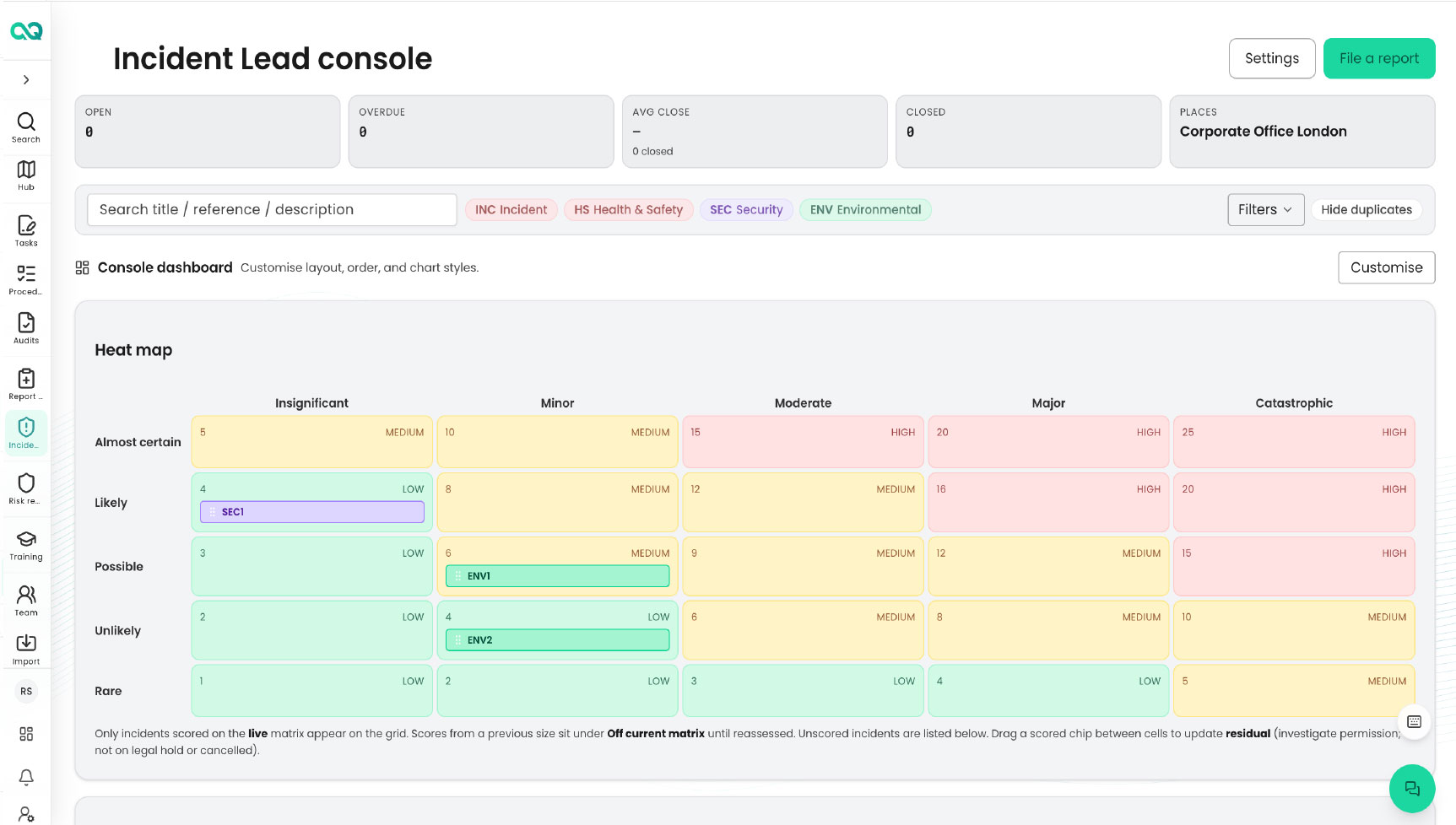 AmtiQ Incident Reporting and Investigation